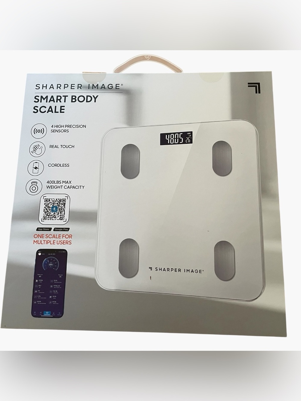 New Sharper Image Smart Body Scale - New in box Weight